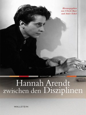 cover image of Hannah Arendt zwischen den Disziplinen